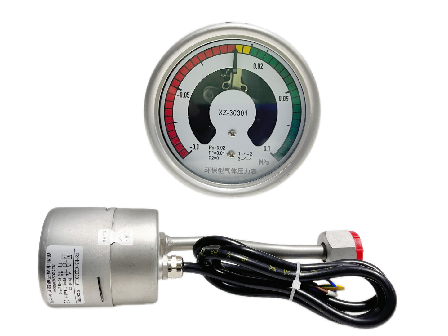 High Accuracy SF6 Gas Density Meter Environmentally Friendly with Alarm