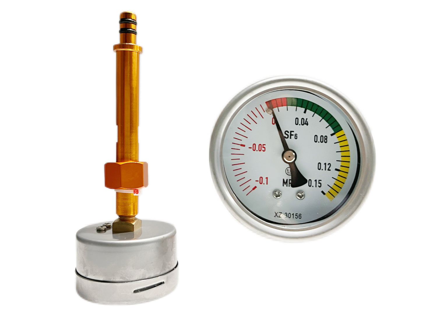 High precision ring cabinet gas pressure gauge